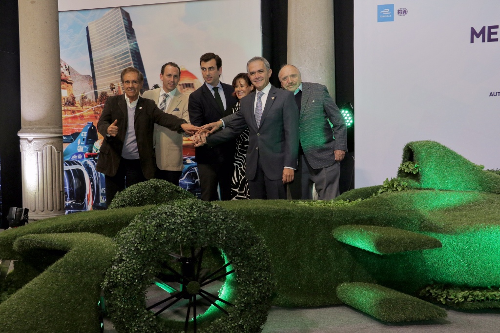 Presentación de la Fórmula E en México 