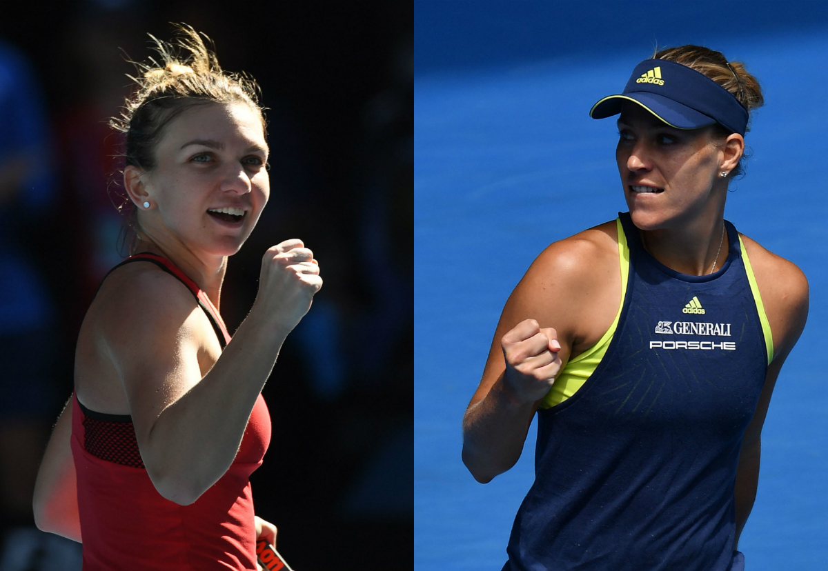 Simona Halep y Angelique Kerber