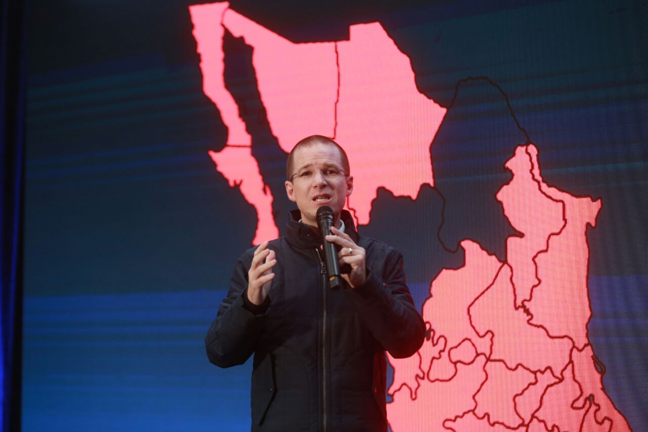 Ricardo Anaya, precandidato del Frente a la Presidencia.