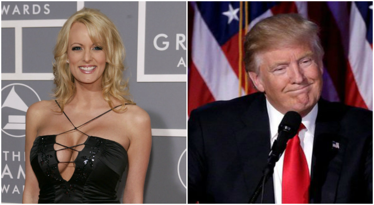 La actriz porno negó la aventura con el presidente Trump.