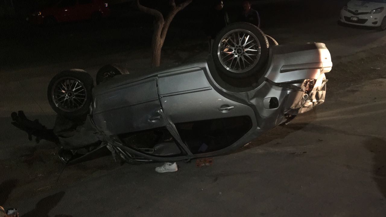 El accidente se reportó a las 5:00 de la mañana. 