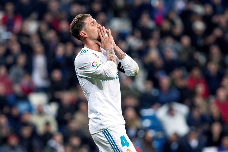 Sergio Ramos no jugará con el Real Madrid por lesión