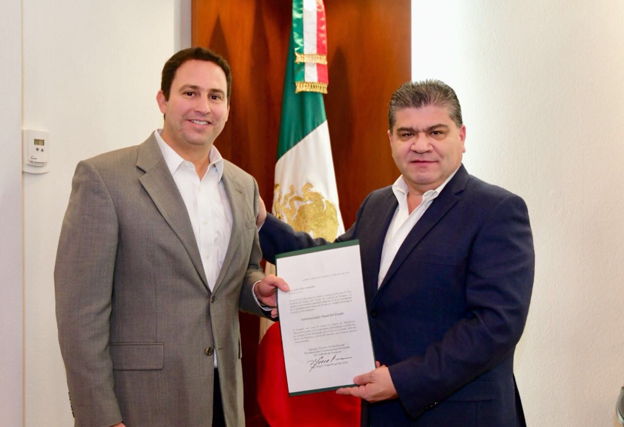 El nuevo servidor fue integrante de la LX Legislatura como representante de Saltillo. 