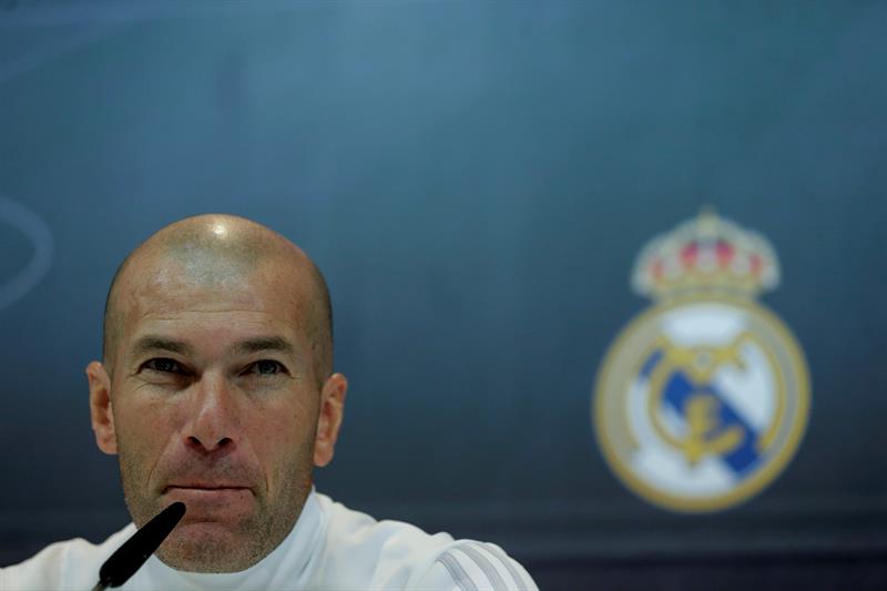 Zinedine Zidane, técnico del Real Madrid