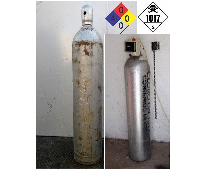 El gas cloro puede ser nocivo para la salud.