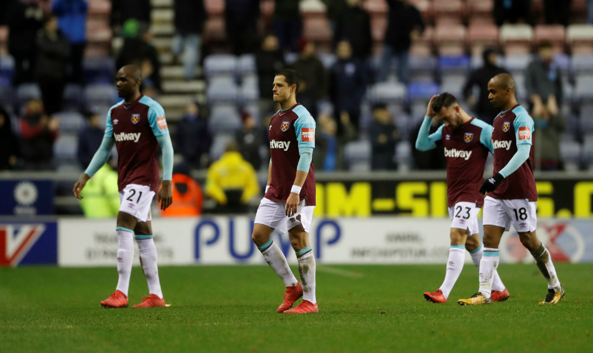 Javier Hernández y el West Ham fueron eliminados de la FA Cup