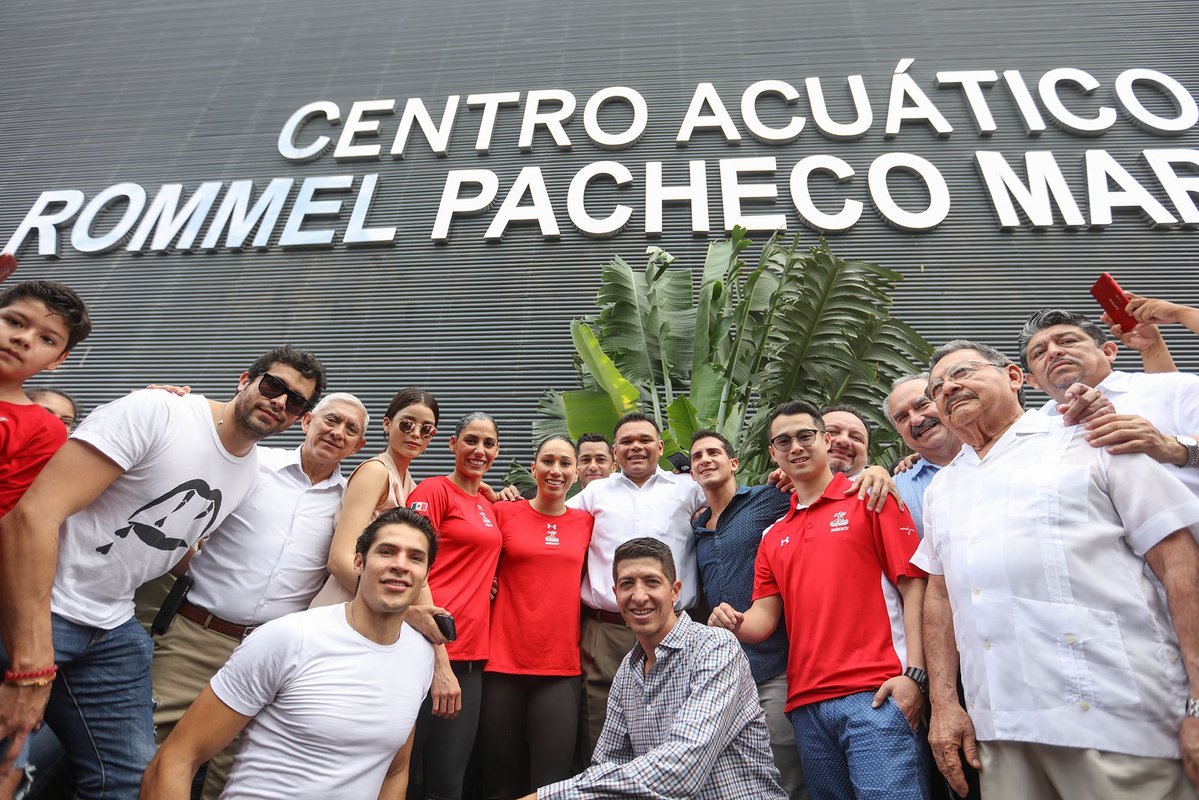 Centro Acuático en Mérida es nombrado Rommel Pacheco en honor al clavadista mexicano