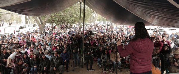 Claudia Sheinbaum pidió a los asistentes al mitin de la GAM no caer en provocaciones.