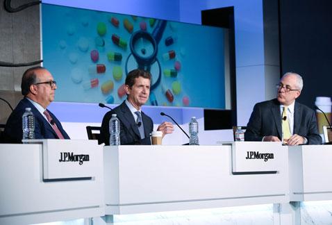 Durante el encuentro, Alex Gorsky, CEO de Jhonson & Jhonson, elogió las innovaciones.
