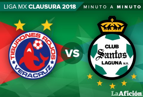 Veracruz vs. Santos: MINUTO A MINUTO