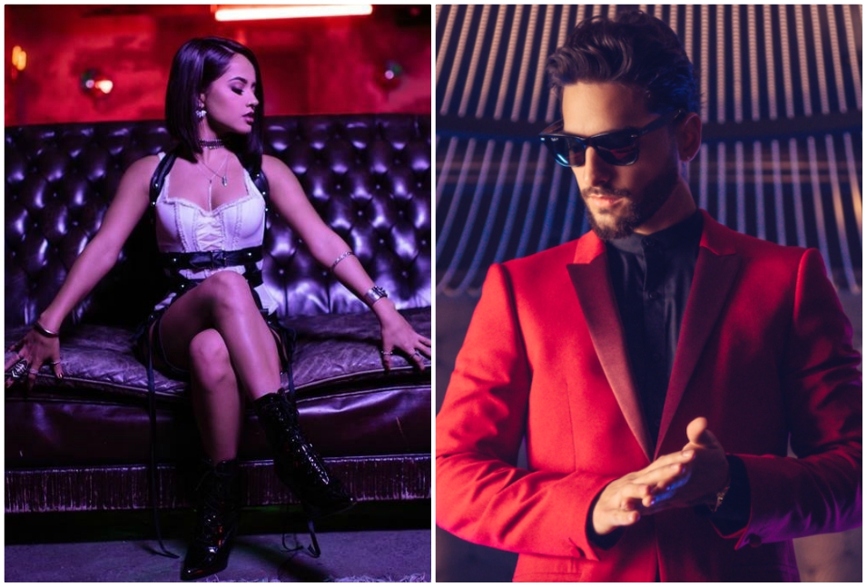 Becky G comparte foto junto a Maluma, antes del reguetón.