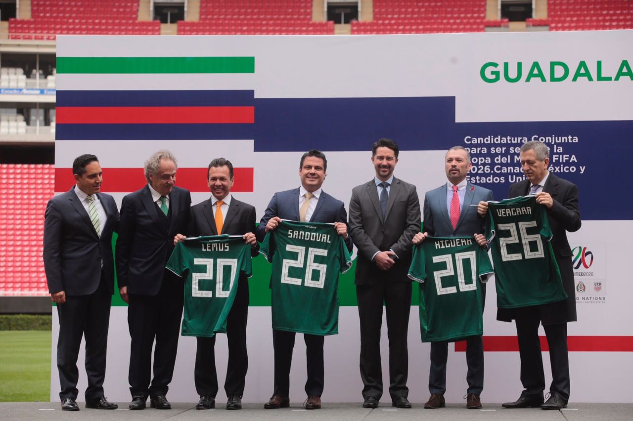 Guadalajara presentó la documentación oficial para ser una de las sedes del Mundial que México junto a Estados Unidos y Canadá