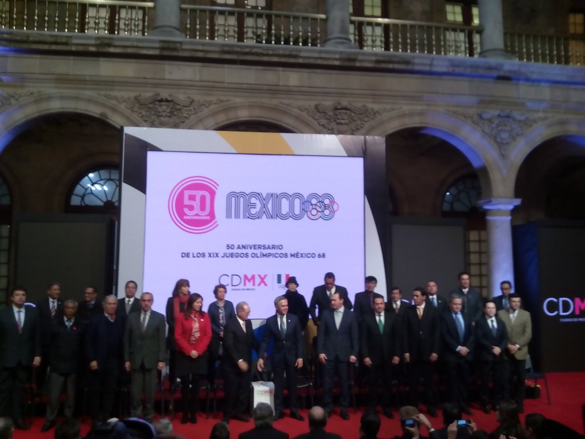 Lanzamiento de las actividades conmemorativas de los Juegos Olímpicos de México 1968 