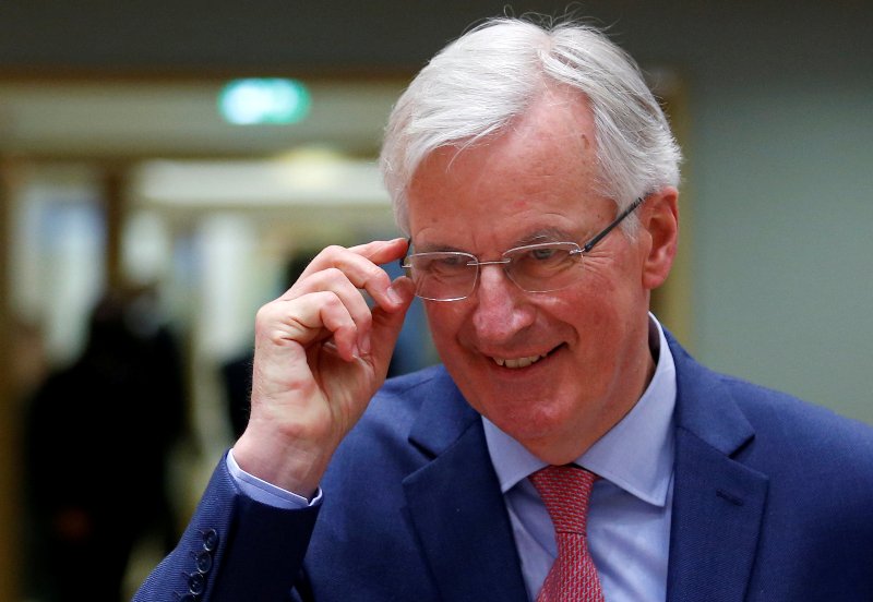 El principal negociador del Brexit de la Unión Europea, Michel Barnier, durante la reunión de ministros de Asuntos Europeos, en Bruselas.