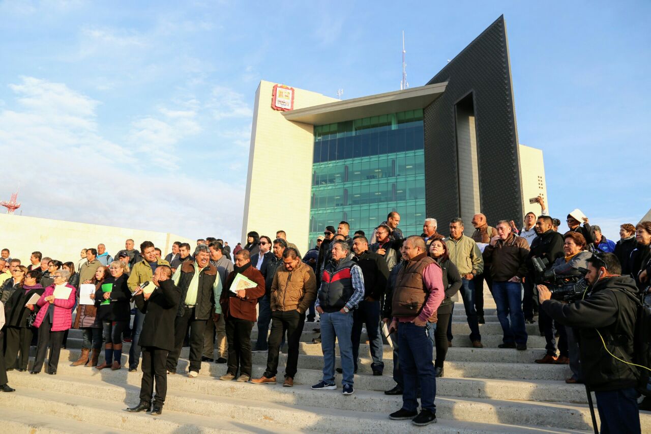 Asamblea informativa esta mañana en la Plaza Mayor.