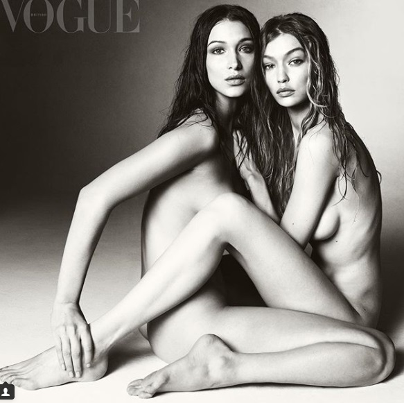 Este es el sensual desnudo de las hermanas Hadid.