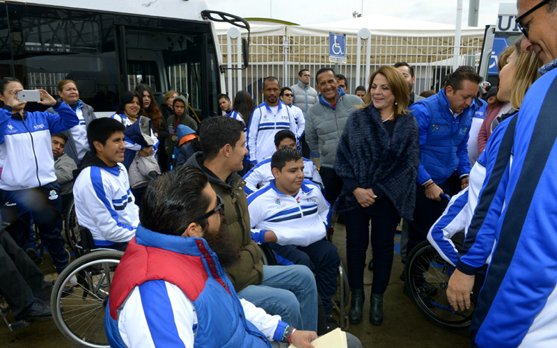 Mejoran condiciones de viaje para atletas con discapacidad.