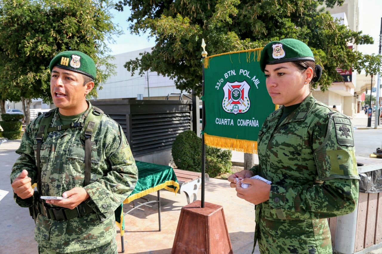 El módulo informativo se encuentra en la Plaza Mayor de Torreón.