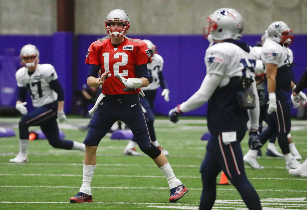 Los Patriots tuvieron su primera práctica rumbo al Super Bowl LII