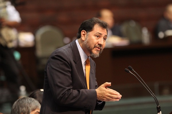 El activista Gerardo Fernández Noroña.