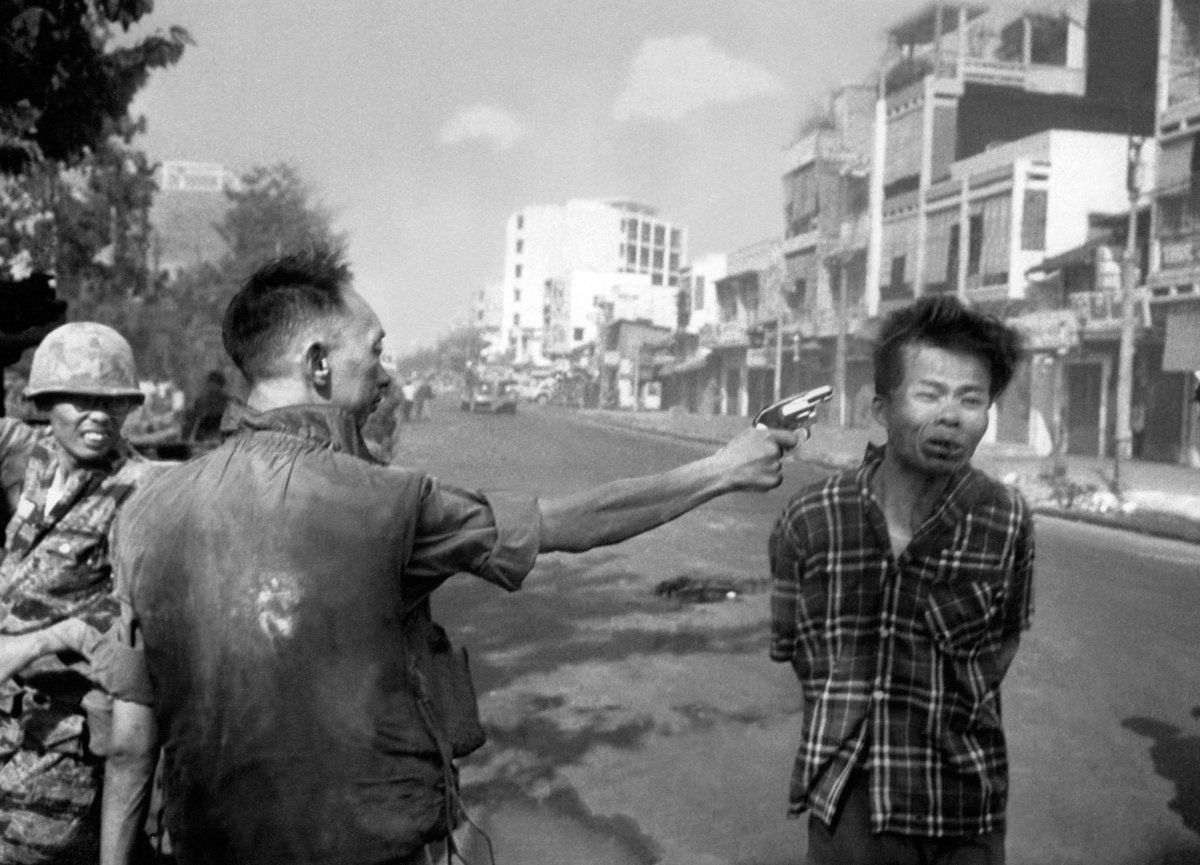 Esta foto fue tomada en Vietnam el 1 de febrero de 1968.