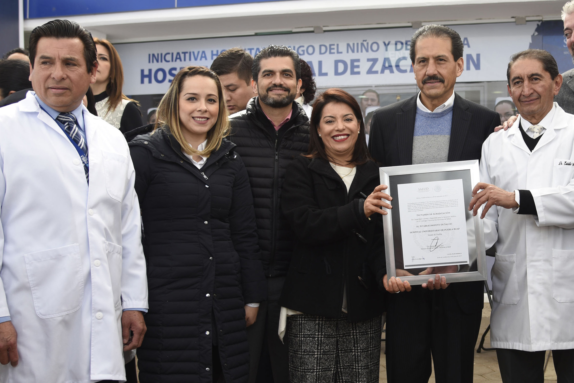 El Hospital Universitario de Puebla recibió la Acreditación en Capacitación, Calidad y Seguridad para la Atención Médica