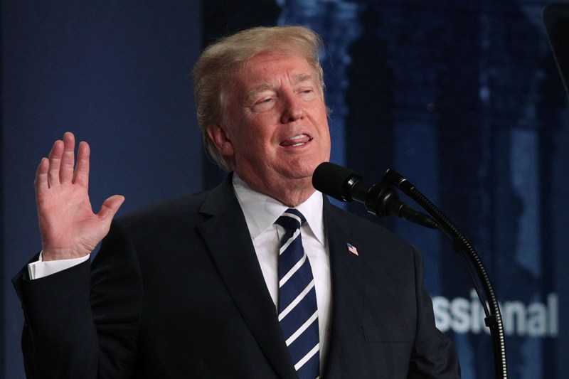 Trump dijo también que busca evidenciar la voluntad política de los demócratas para resolver el tema migratorio.