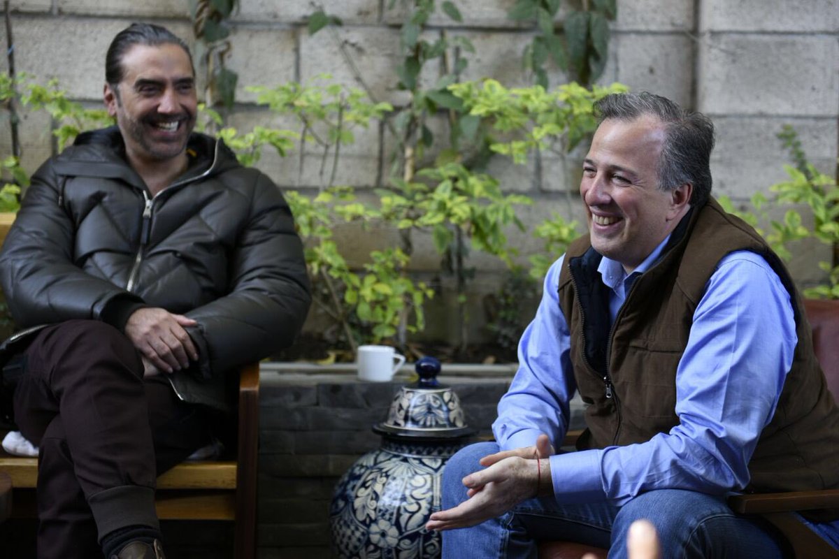 Alejandro Fernández y José Antonio Meade.