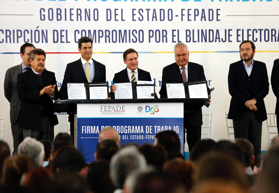 "Compromiso por el Blindaje Electoral".