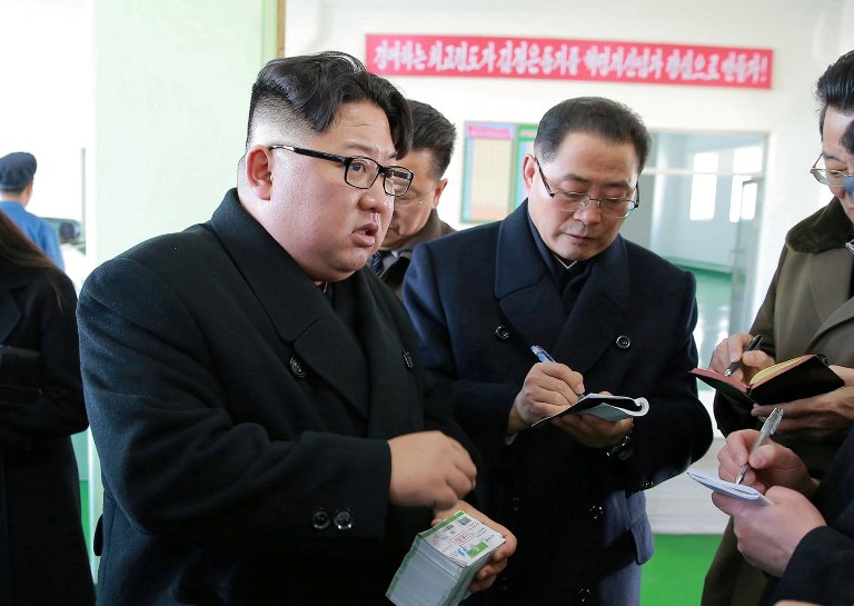 El líder norcoreano Kim Jong-un.
