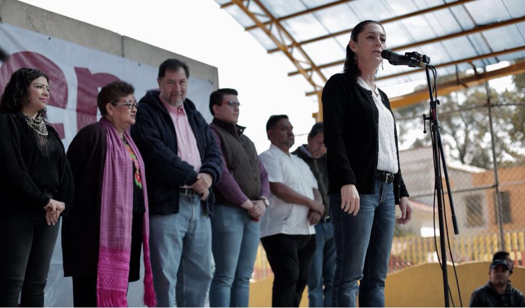 Claudia Sheinbaum, precandidata de Morena a la Jefatura de Gobierno. 
