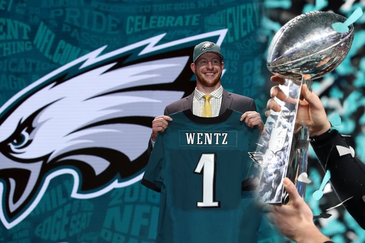 Carson Wentz fue la piedra angular para que las Águilas ganaran su primer Super Bowl