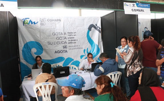 La Comisión de Agua Potable ha realizado campañas para que los usuarios pagen.