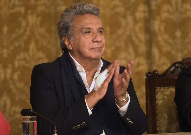 EL presidente Lenin Moreno celebró los resultados de la consulta.