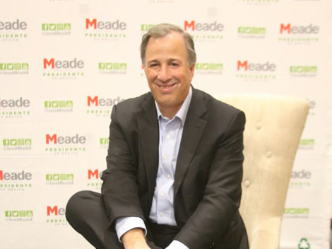 José Antonio Meade, precandidato del PRI a la Presidencia de la República.