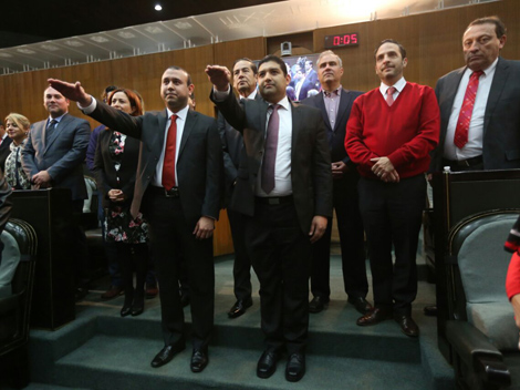 Pedro Cisneros Santillán y José Antonio Gutiérrez Flores tomaron protesta como miembros del Consejo de la Judicatura por los próximos tres años.