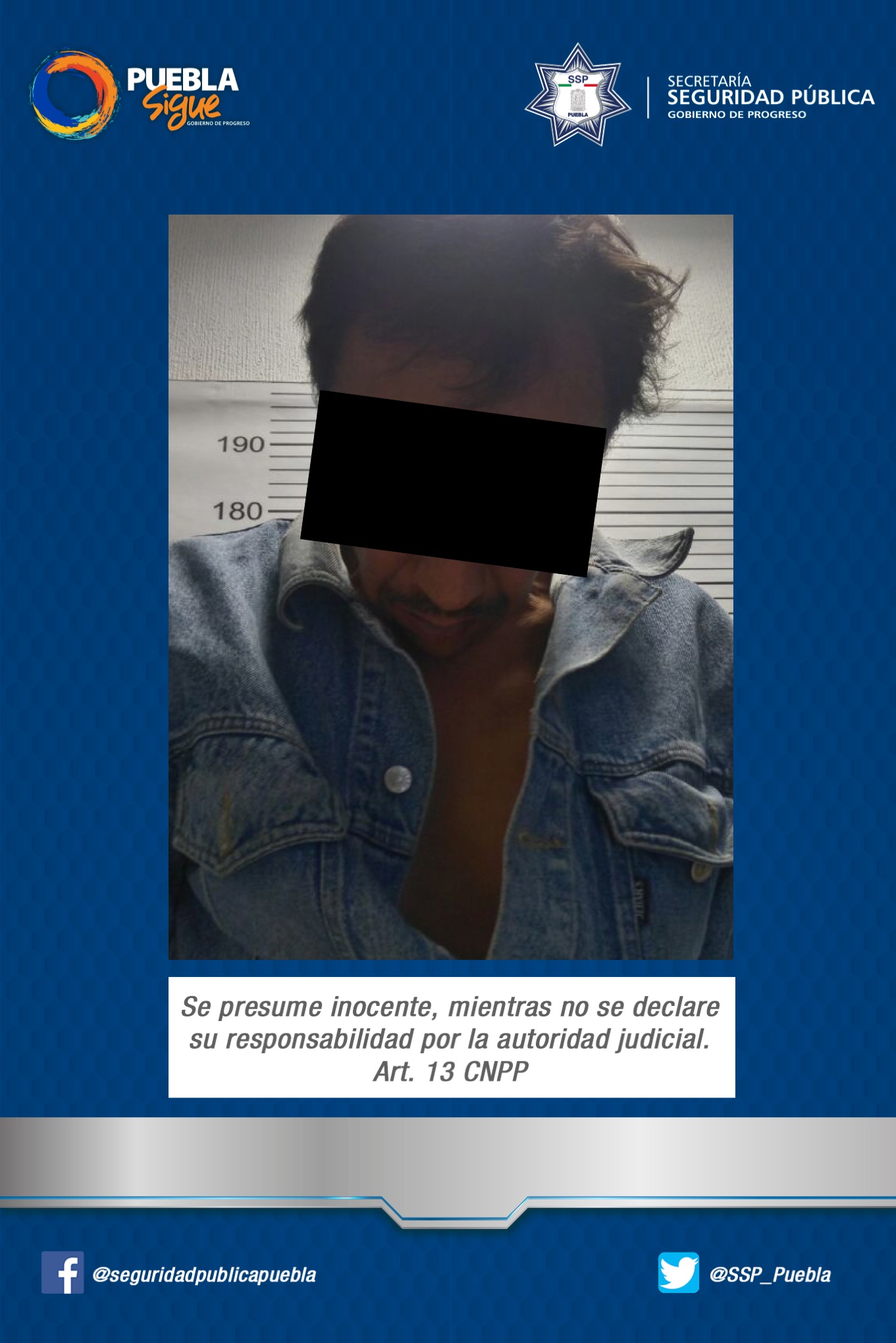 Juan Carlos "N.", de 45 años de edad, fue detenido tras robar pertenencias y dinero en efectivo de un usuario de transporte público.