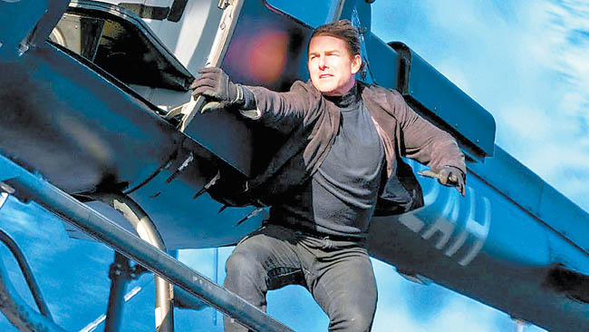 El actor se ha metido de lleno en el papel de Ethan Hunt. 