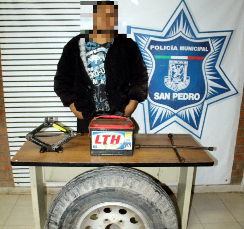 El detenido fue señalado por vecinos de la colonia.