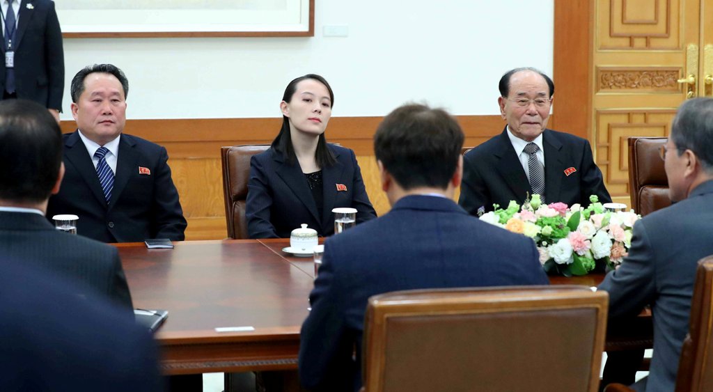 Moon Jae-in  y Kim Jong-un 