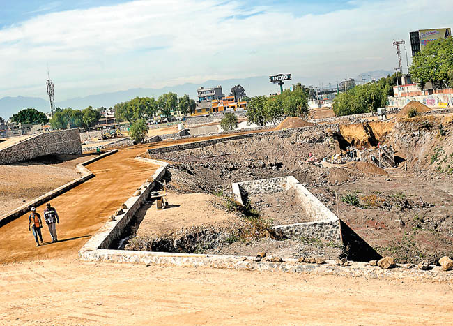 El terreno mantendrá su vocación de vaso regulador con dos grietas naturales para filtrar agua. 