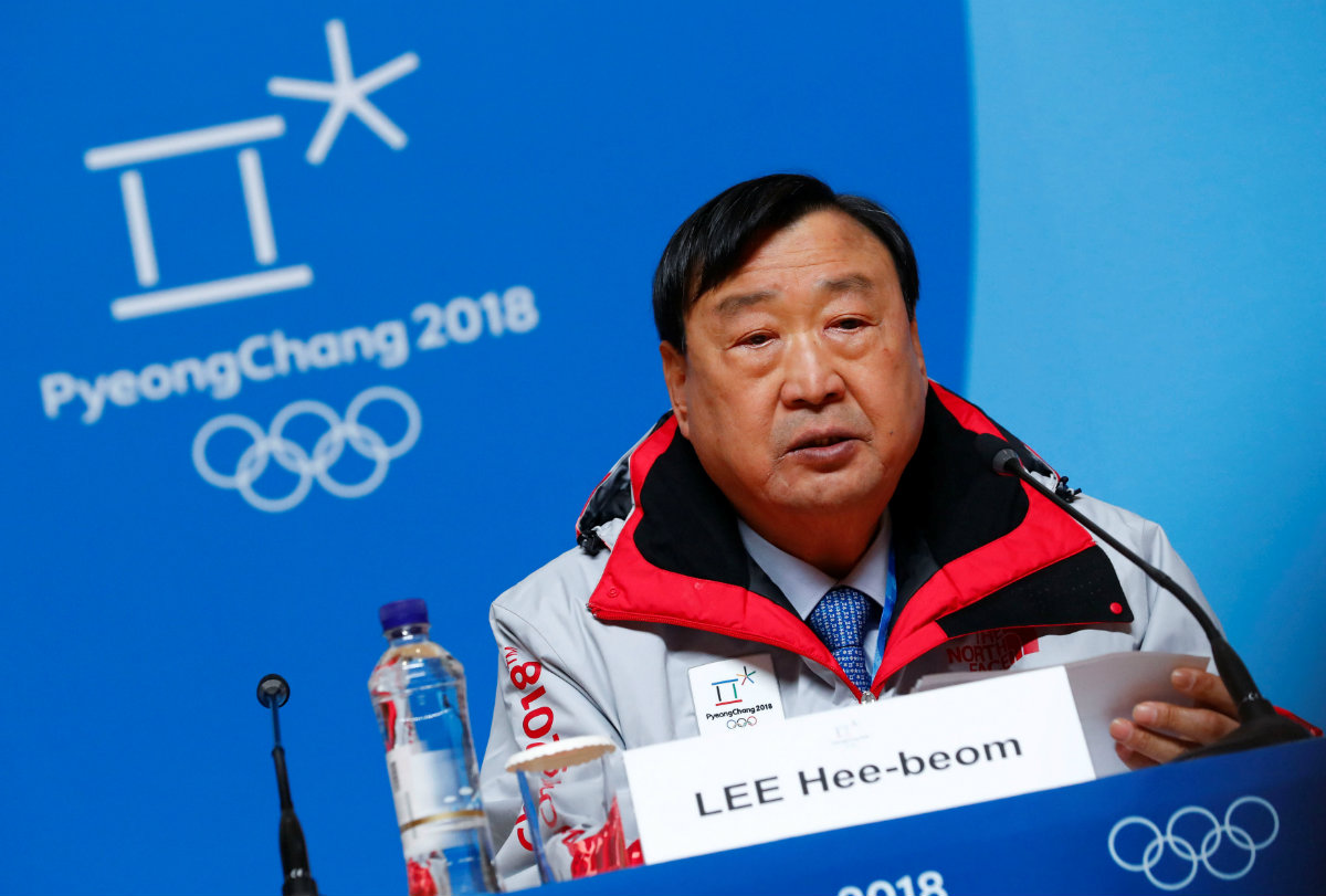 Lee Hee-beom, presidente del comité organizador de los Juegos Olímpicos de Invierno 2018