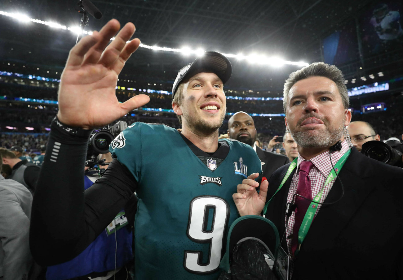 Nick Foles, mariscal de campo de las Águilas de Filadelfia