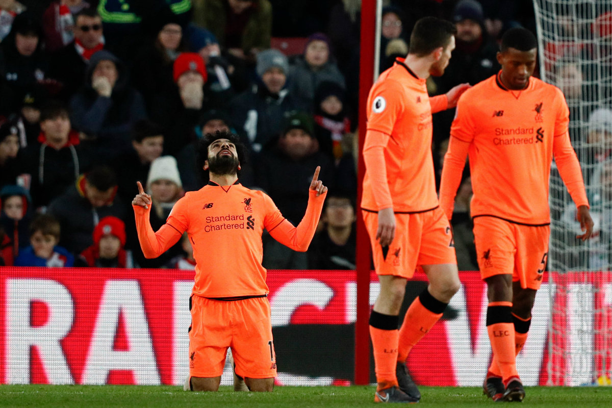 Mohamed Salah fue clave en el triunfo del Liverpool