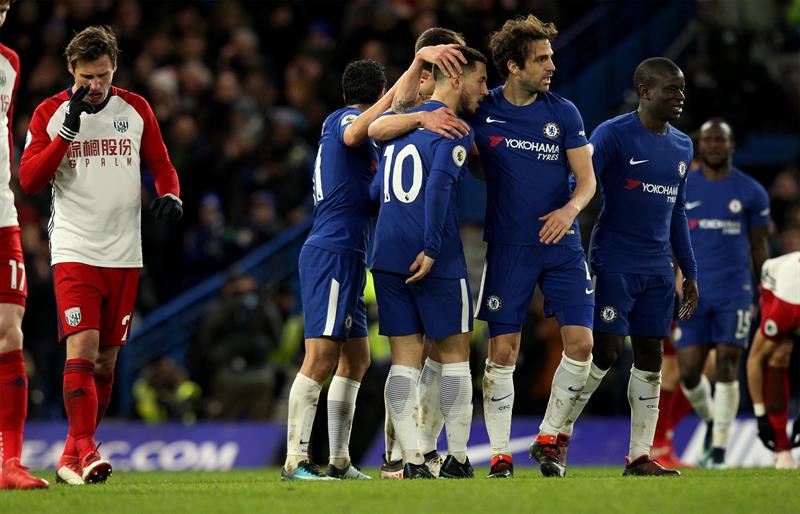 El Chelsea terminó con su mala racha con un triunfo contra el West Bromwich
