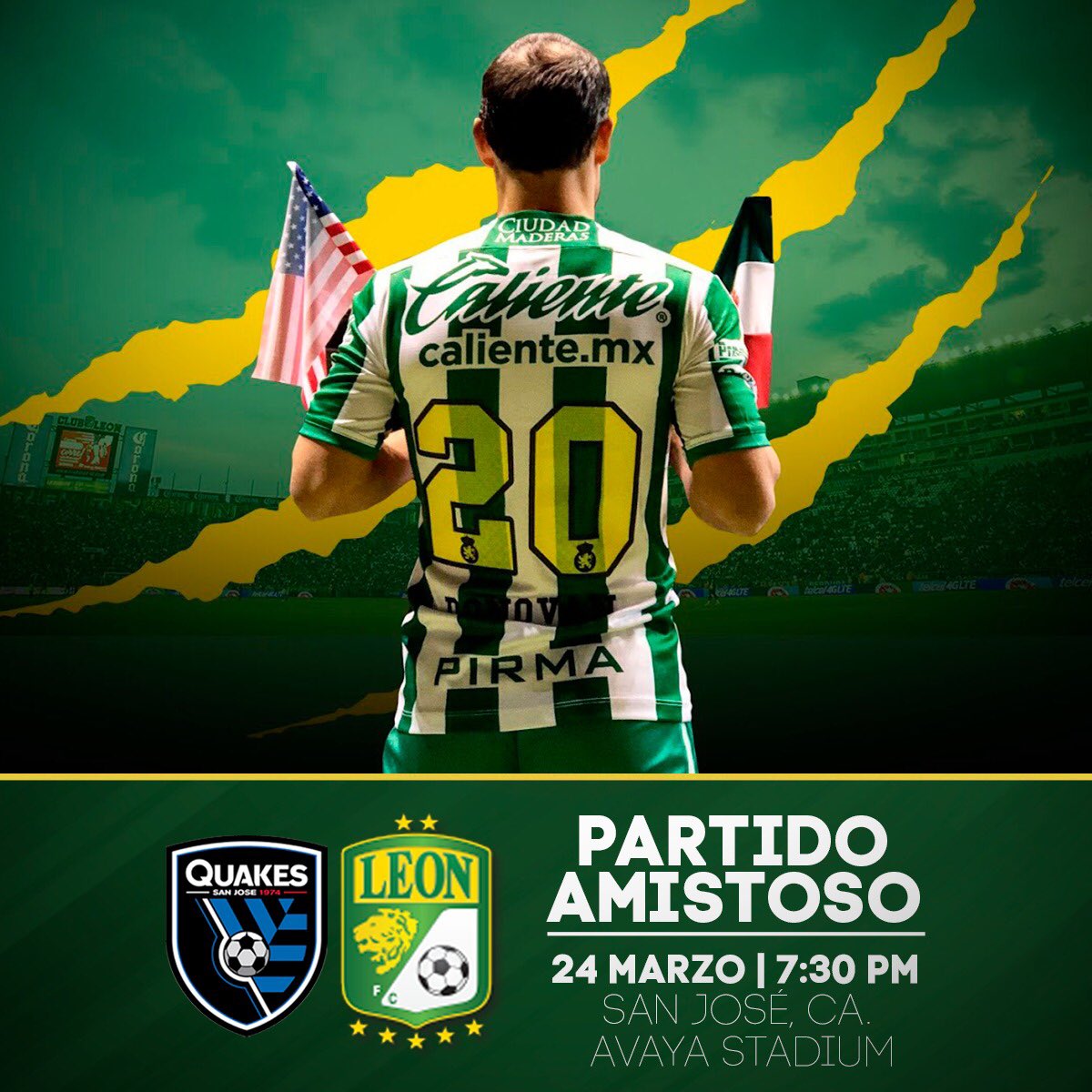 León tendrá partido amistoso contra el San Jose Earthquakes