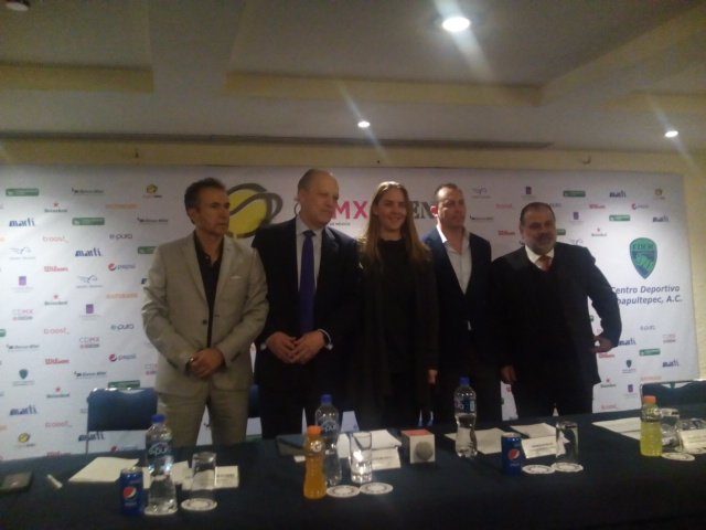 Presentación del Abierto de Tenis de la Ciudad de México 