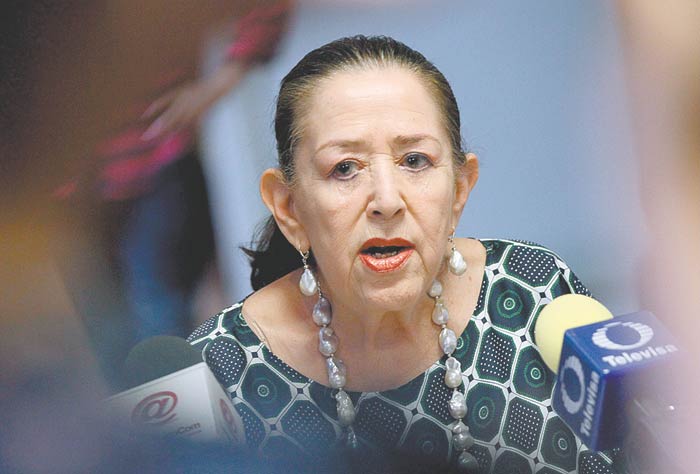 María Elena Chapa, presidenta de la Comisión de Inteligencia Electoral.