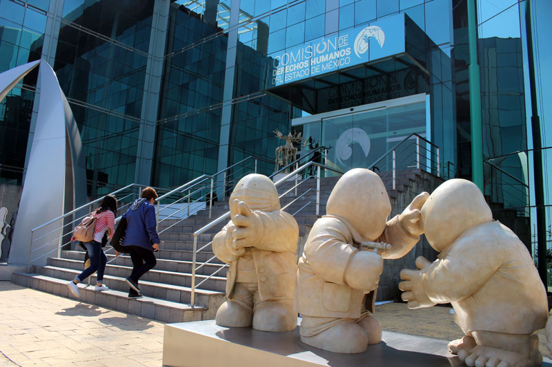 Muestra en la institución mexiquense. 