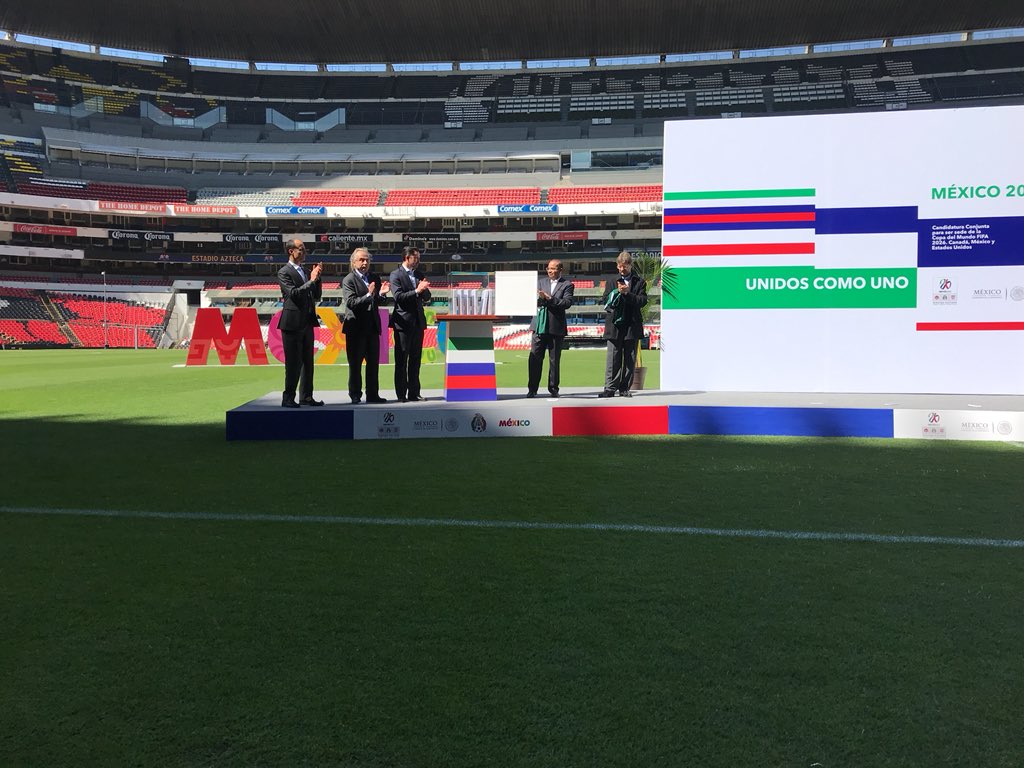 La entrega de las Garantías Federales para la candidatura de la Copa del Mundo 2026